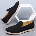 thumbnail image 4 of Men's Slip On Suede Texture Flat Loafer Casual Shoes, 4 of 7