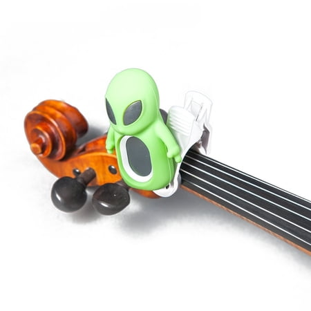 SWIFF Digital Chromatic Guitar Bass Violin Ukulele Carton Tuner w Battery (Green ET)