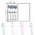 thumbnail image 1 of xianlin-Electric Toothbrush Head Storage Case + 4 PCS Toothbrush Head Covers for Oral B, 1 of 4