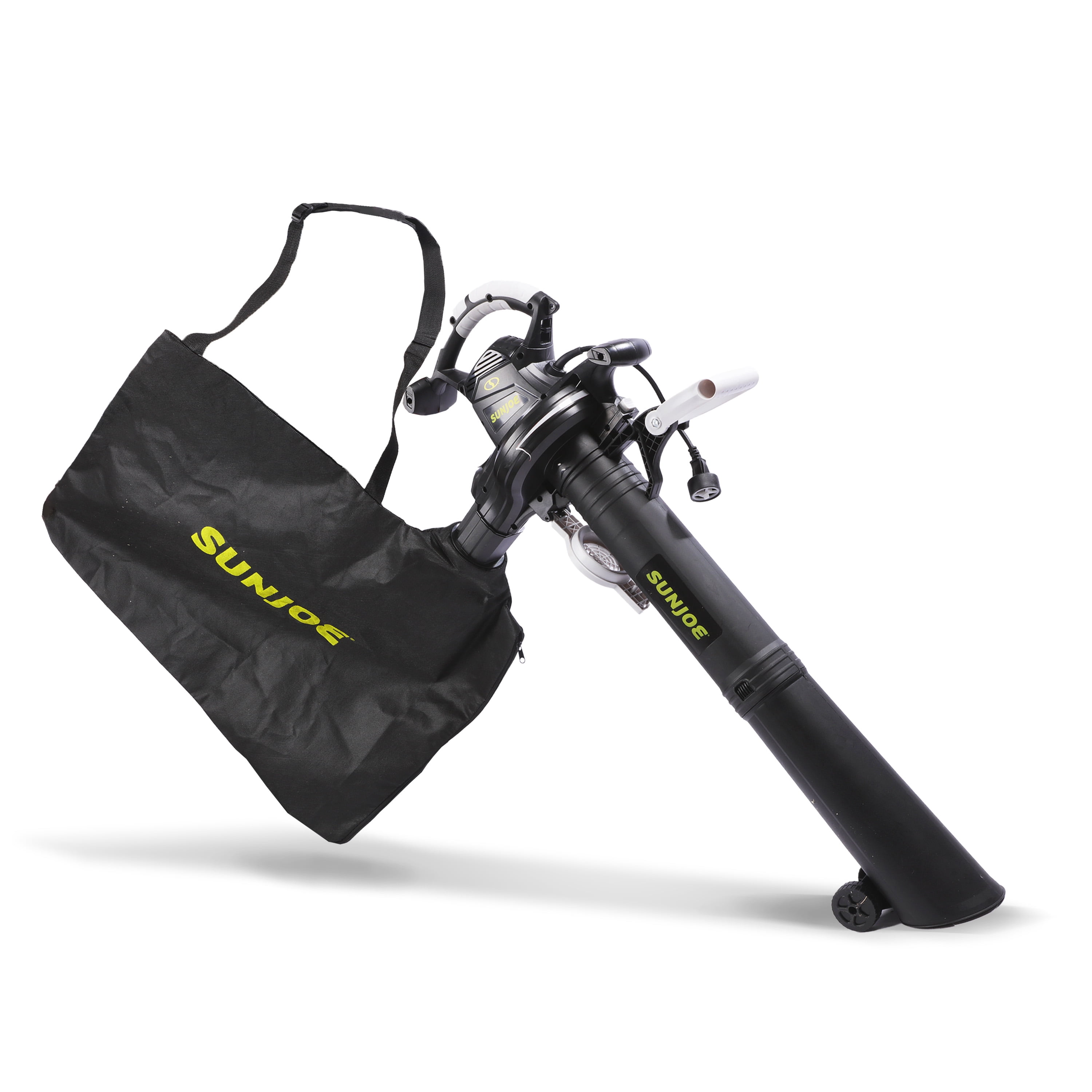 Sun Joe Electric Leaf Blower + Vacuum + Mulcher W/ Gutter Cleaning Attachment, 220-MPH, 14-Amp, 16:1 Mulching Ratio