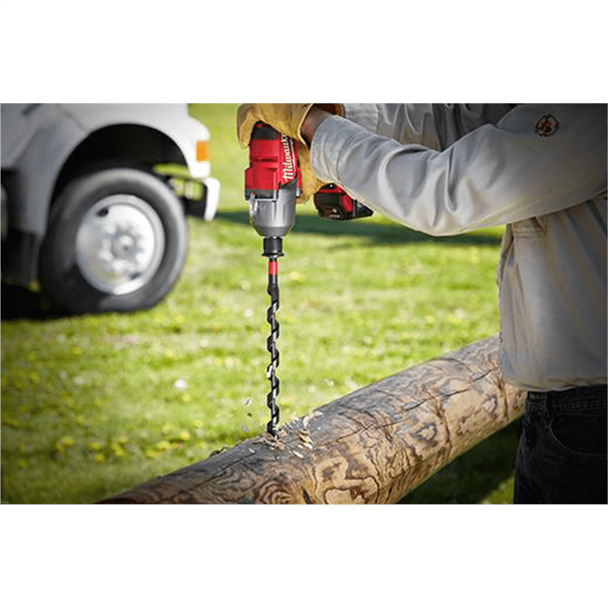 Milwaukee Tool 13/16" x 24" SHOCKWAVE Lineman's Impact Auger Bit