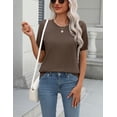 thumbnail image 5 of Zeagoo Womens Summer Short Sleeve Tops Crew Neck Lightweight Pullover Sweaters Loose Dressy Casual Blouse, 5 of 6