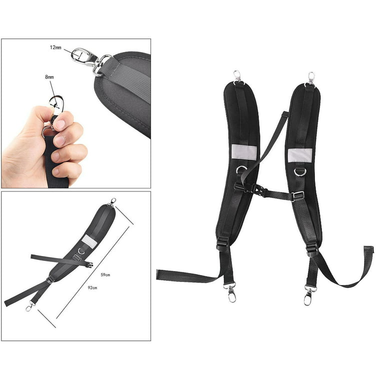 Replacement Backpack Shoulder Straps Premium Slip Backpack Straps  Waterproof Adjustable Padded Shoulder Strap Outdoor Sport Accessories 