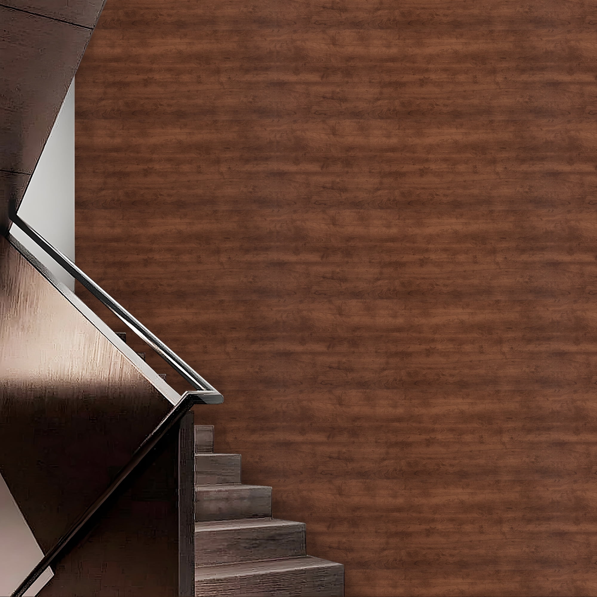 UMIGGEE 17.3-in x 393-in Wood Wallpaper Wood Grain Peel and Stick Wallpaper Brown Self-Adhesive Wood Contact Paper Home Decoration