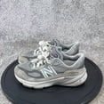 thumbnail image 3 of New Balance Shoes Mens Size 5.5 M 990v6 Running Sneaker Gray Leather, 3 of 6