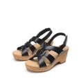 thumbnail image 4 of Sandalias de Cuña para Mujer DREAM PAIRS con Tacón de Corcho Negro 7.5 cm, 4 of 8