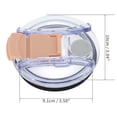 thumbnail image 2 of Unique Bargains 1 Pc Lightweight Tumbler Lid for Office Rouge Pink Plastic, 2 of 5