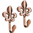 thumbnail image 1 of 2 ganchos para cortinas de pared, hechos de metal de estilo vintage, perchas decorativas, para sala de estar, baño, armario, ganchos para abrigos, 1 of 8