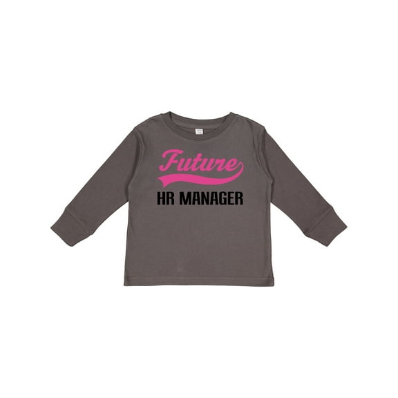 Inktastic Future HR Manager Boys Long Sleeve Toddler T-Shirt