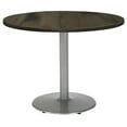 thumbnail image 6 of KFI Studios Urban Loft 2.5' Round Dining Table, Barnwood, Silver Base, 6 of 6