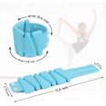 thumbnail image 2 of 1pcs Poids de Poignet Ajustables pour Entraînement de Force Unisexe, Bleu, 2 of 5