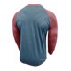 thumbnail image 5 of pstuiky camisa de manga larga para hombre, Camisa informal de manga larga raglán con botones y parches lisos para hombre salir tops s, 5 of 6