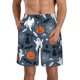thumbnail image 1 of Balery Halloween Traje de Baño Estilo Hawaiano para Hombre, Shorts de Secado Rápido con Bolsillos-Large, 1 of 6