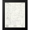 thumbnail image 2 of USGS 12x14 Black Modern Framed Museum Art Print Titled - South Button Mesa New Mexico Quad - USGS 1979, 2 of 5