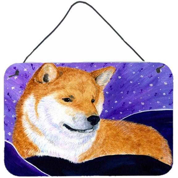 Shiba Inu Indoor Aluminium Metal Wall Or Door Hanging Prints