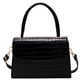 thumbnail image 1 of Bolso de mano pequeño de piel de cocodrilo para mujer, bolso de hombro, clásico, tipo billetera, con asa superior, de piel sintética, con cremallera, 1 of 7