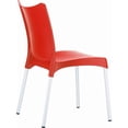 thumbnail image 2 of Compamia Juliette Resin Patio Dining Chair in Red, 2 of 7