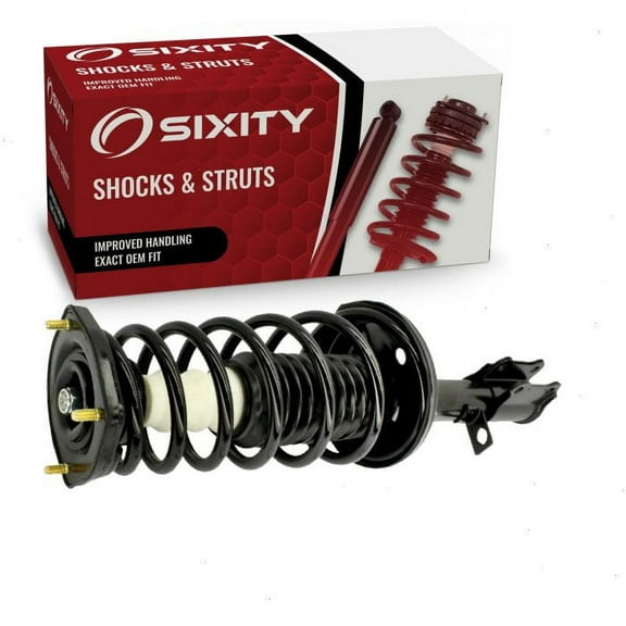 Sixity Rear Left Strut & Coil Spring compatible with Geo Prizm 1993-1997