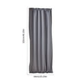 French Door Curtains Rod Pocket Thermal Blackout Curtain for Doors
