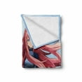thumbnail image 2 of Anime Soft Flannel Fleece Blanket, Futuristic Manga Girl Science Fiction Doodle Effect Japanese Style Digital Art Print, Cozy Plush for Indoor and Outdoor Use, 50" x 70", Pale Blue, by Ambesonne, 2 of 6
