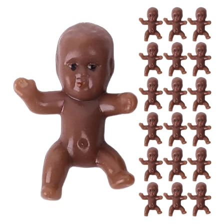 BESTSKY 50PCS Mini Plastic Babies for Baby Shower Ice Cube Game Party Decorations Baby Toys Party Supplies 1 Inch