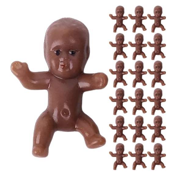 BESTSKY 50PCS Mini Plastic Babies for Baby Shower Ice Cube Game Party Decorations Baby Toys Party Supplies 1 Inch