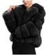 thumbnail image 2 of Puntoco Chaqueta De Invierno De Talla Grande Para Mujer, Cálida, Holgada, Con Cuello Levantado Y Pelo De Felpa, 2 of 5