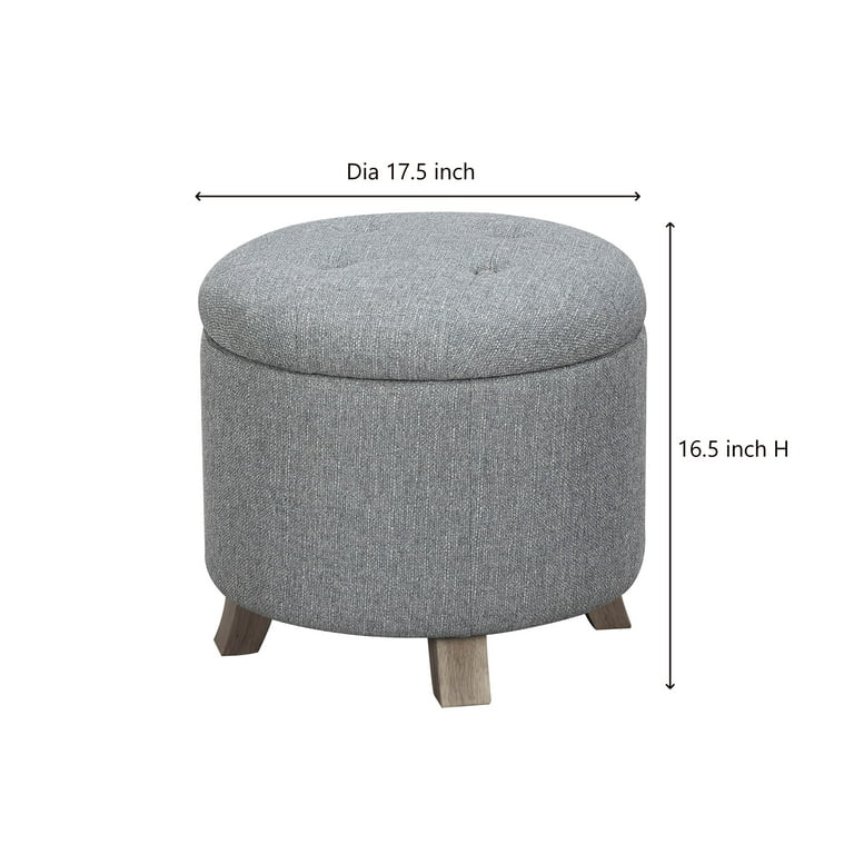 Walmart storage ottoman better homes deals