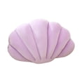 thumbnail image 1 of Almohada decorativa con forma de concha, cojín para cama, sofá, escritorio o silla. Violeta, 1 of 9