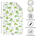 thumbnail image 3 of Kitchen Towels Funny Frogs & Lilies Pattern Cleaning Towel Absorbent Hand Towels Tea Towels for Home Restaurant Dish Clean 28" x 18", 6PCS, 3 of 7