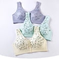 thumbnail image 3 of Sonducket Manténgase Cómodo Y Activo Sujetador Deportivo Transpirable Para Mujer Para Un Duradero Ropa Interior De Mujer Ropa interior verde claro 40/90【XXL】, 3 of 6
