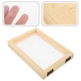 thumbnail image 2 of Qiysamall 2pcs Wooden Paper Making Screen Handcraft Wooden Paper Making Mold Frame, 2 of 10