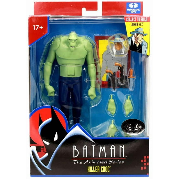 McFarlane DC Direct Build Jonah Hex Series Killer Croc Action Figure (Platinum Edition)