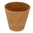 thumbnail image 6 of LOLIPPYY 1Pack Sand Yellow Resin Plant Pot for Indoor Flower Planting 11.8X5.8In, 6 of 8