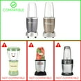 thumbnail image 6 of 3 Pack Flip Top To-Go Lid Replacement Part Compatible with NutriBullet 600W 900W Blenders NB-101B NB-101S NB-201, 6 of 6