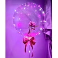 thumbnail image 4 of Pink Led Bobo Balloons Lights up Transparent Bubble Balloons for Valentines Day Wedding Christmas Birthday Party Decorations, 4 of 5