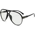 thumbnail image 2 of Retro Aviator Sunglasses for Women Men Oversized Classic 70s Vintage Trendy Tangle Free Square Aviators Sun Glasses, 2 of 6