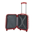 thumbnail image 3 of Travelers Club 5 Piece Kids Luggage Set with 360° 4-Wheel Spinner System, Heart, 3 of 11