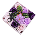 thumbnail image 2 of Inteprter Flores artificiales creativas Día de San Valentín Flor de jabón Regalo Caja de rosas Boda Festival en casa Regalo Flores artificiales de alta Kits de decoración para fiestas No.02 Inteprter HA003073-02B, 2 of 6