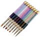 thumbnail image 4 of Professional Acrylic Nail Brush Builder Uv Gel Nail Brush Set French Tip Nail Art Application Design Brushes Detail Lines, 4 of 4