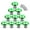Green, variant on Magik 10Pcs Crystal Glass Cabinet Knob Diamond Shape 30mm Drawer Cupboard Handle Pull