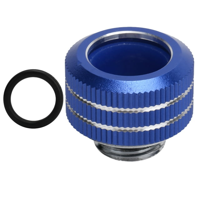 Hard Tube Fitting PC WATER CLLOING, Durable 2-Layer Sealing Ring Computer Water Cooling Adapter Brass For Home For Computer For Rigid Tubes