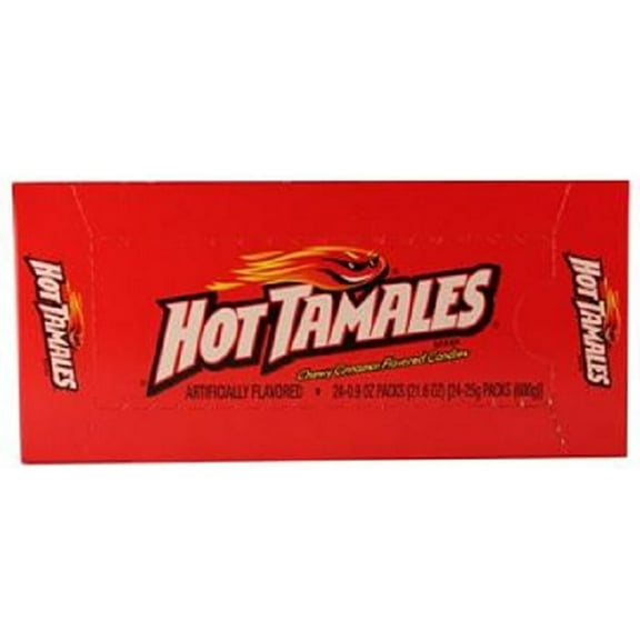 Hot Tamales 25C Fierce Cinnamon 0.78Oz 24 Packs