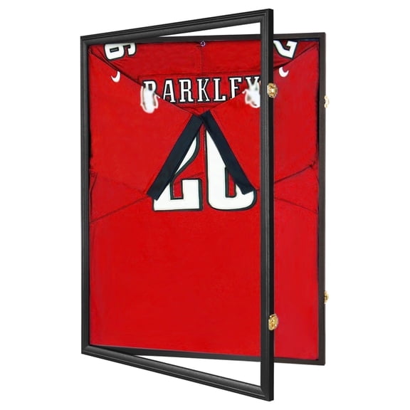 Jersey Frame Display Case, Large Sports Jersey Frame for  Football Soccer  Sport Shirt, Black (23*31in)