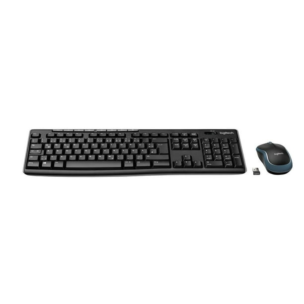 Logitech MK270 Wireless Keyboard and Mouse for Windows, GHz Wireless, Compact Mouse, 8 Multimedia and Shortcut Keys, 2-Year Battery Life, for Laptop -