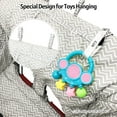 thumbnail image 3 of Cubierta del carrito de compras Funda multifuncional para carrito de compras para bebés 2 en 1 Funda para silla alta para niños con cojín suave engrosado Soporte transparente para teléfono para niños, 3 of 8