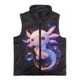 thumbnail image 4 of Garronmavis Pink Axolotl Girls Sleeveless Vests Size 5-6 Wind Proof Girls Outerwear Vest Sleevless Versatile Fall Winter Warm Outerwear With Pockets Soft Fall Outfits Fashion Clothing, 4 of 7