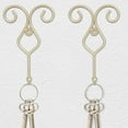 thumbnail image 1 of Ganchos de pared NikouMX 2 piezas colgador de pared para baño montado en la pared negro dorado, 1 of 8