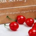 thumbnail image 4 of Gustave 30Pcs Artificial Plastic Cherry Lifelike Simulation Small Cherries Fake Fruit Model Home House Kitchen Party Decoration Desk Ornament, 4 of 9