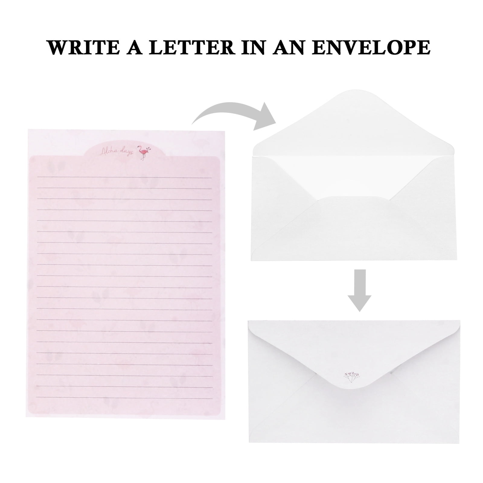 unbranded 24 Sets  Cartoon A5 Letter Writing Paper Stationery Letter Paper with Envelopes